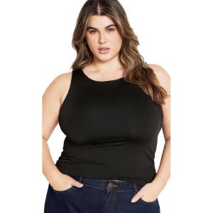 City Chic Women’s JoJo Tank(Black)