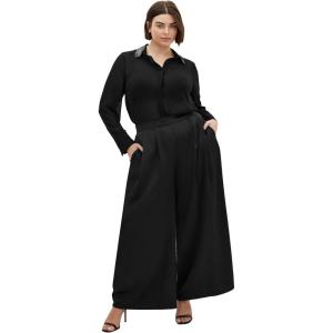 City Chic Women’s Plus Size Shirt – Shooting Star(Black)