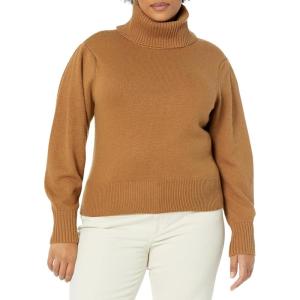 City Chic Women’s Plus Size Softly Sweet Sweater(Caramel)