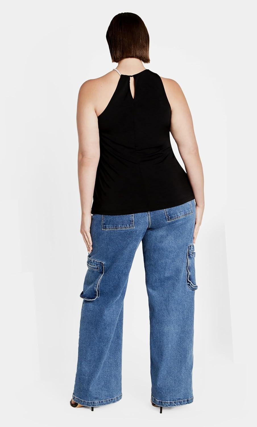 image:imageCity Chic Womens Lara TopBlack