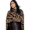 image:imageCity Chic Womens City Chic Plus Size Shirt Elia PRTEtched Palm