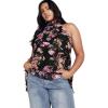 image:imageCity Chic Womens Kimmi TopBlk Perfect Petal