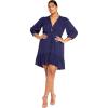 image:imageCity Chic Womens Plus Size Cabana Mini DressNavy