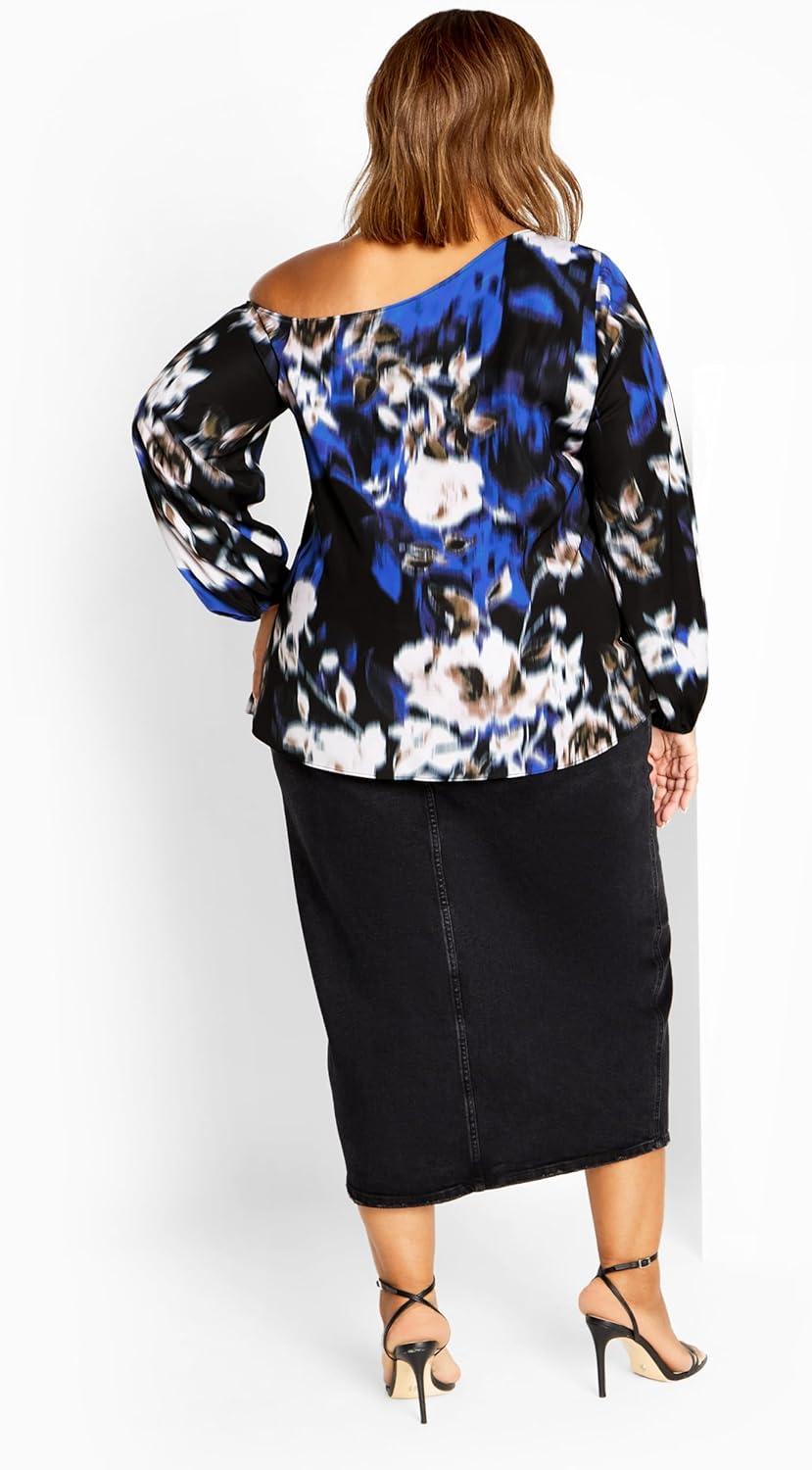 image:imageCITY CHIC Womens Plus Size Top Twyla PRT