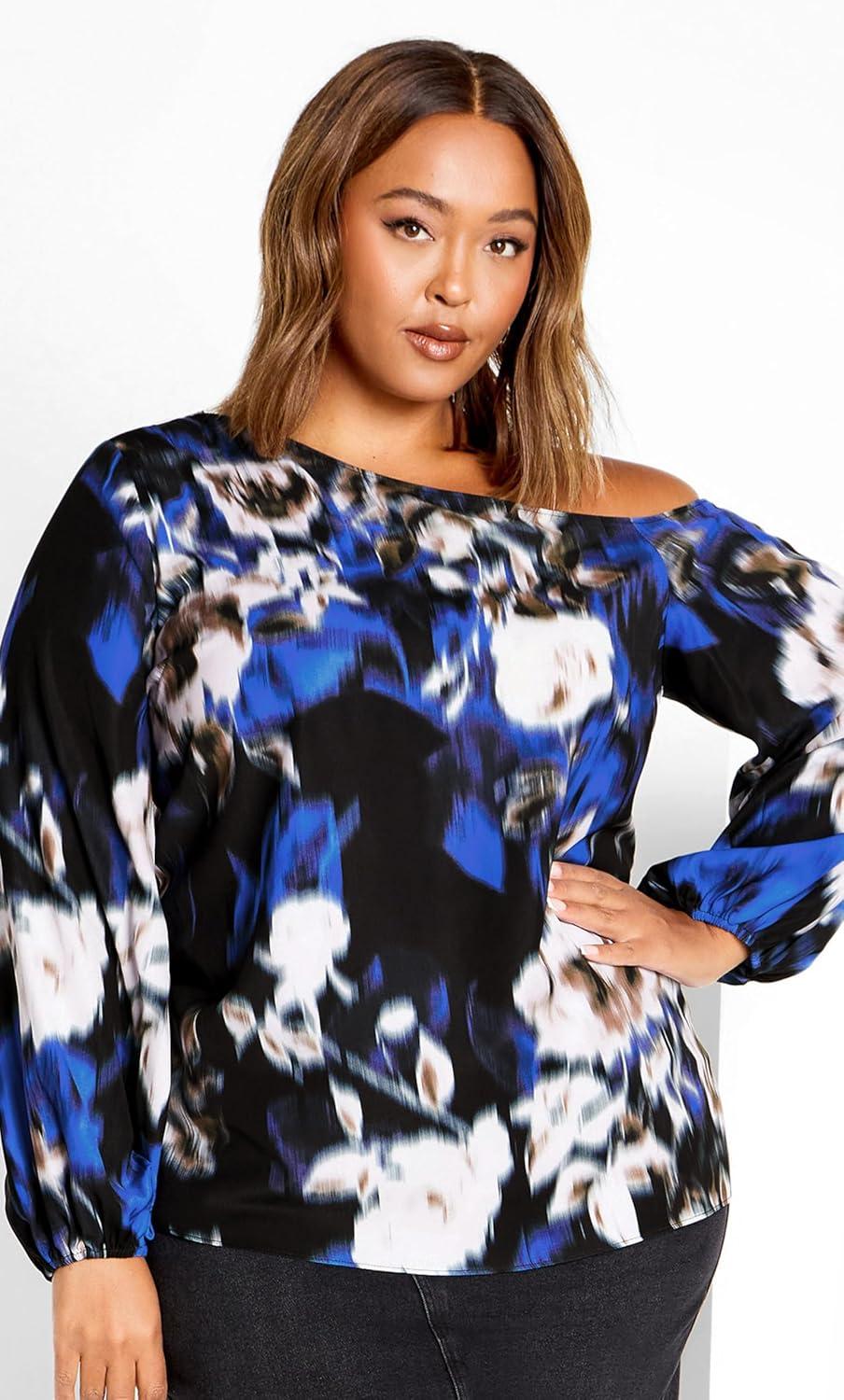 image:imageCITY CHIC Womens Plus Size Top Twyla PRT