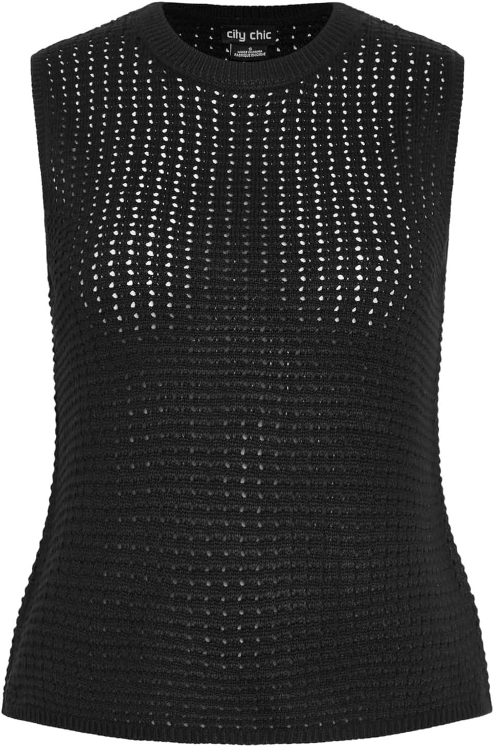 image:imageCity Chic Plus Size Top Cornelia TopBlack