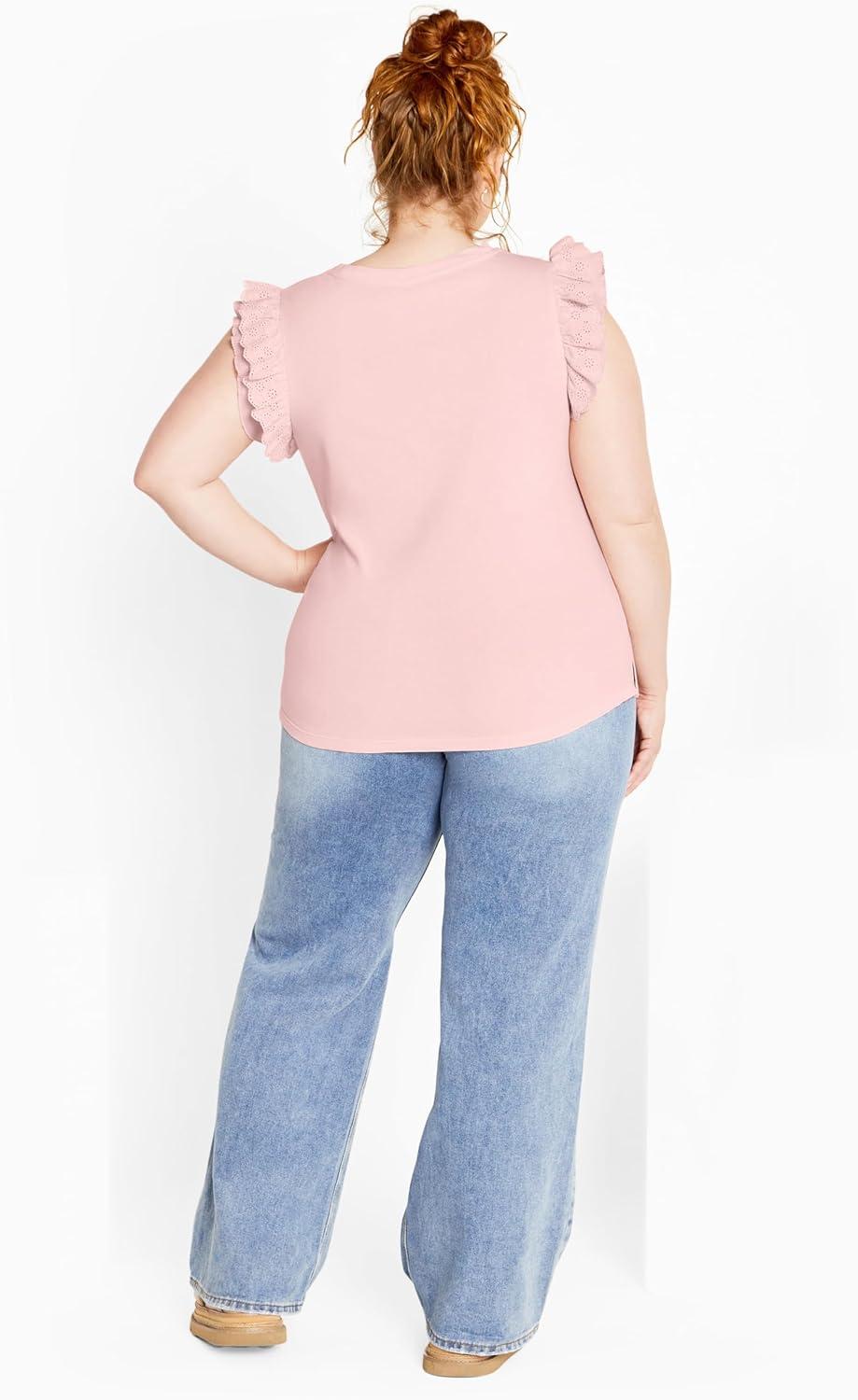 image:imageCity Chic Plus Size Top Darcy TopBlush