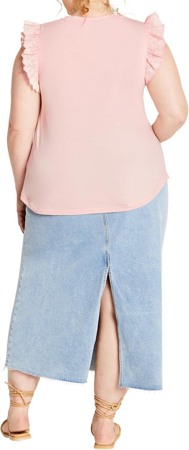 image:imageCity Chic Plus Size Top Darcy TopBlush