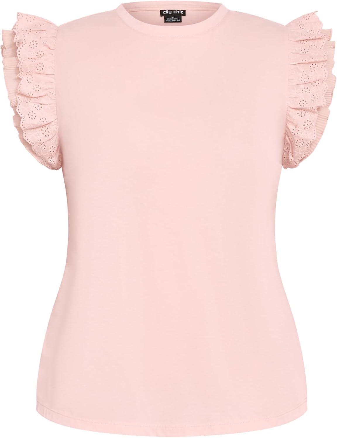 image:imageCity Chic Plus Size Top Darcy TopBlush