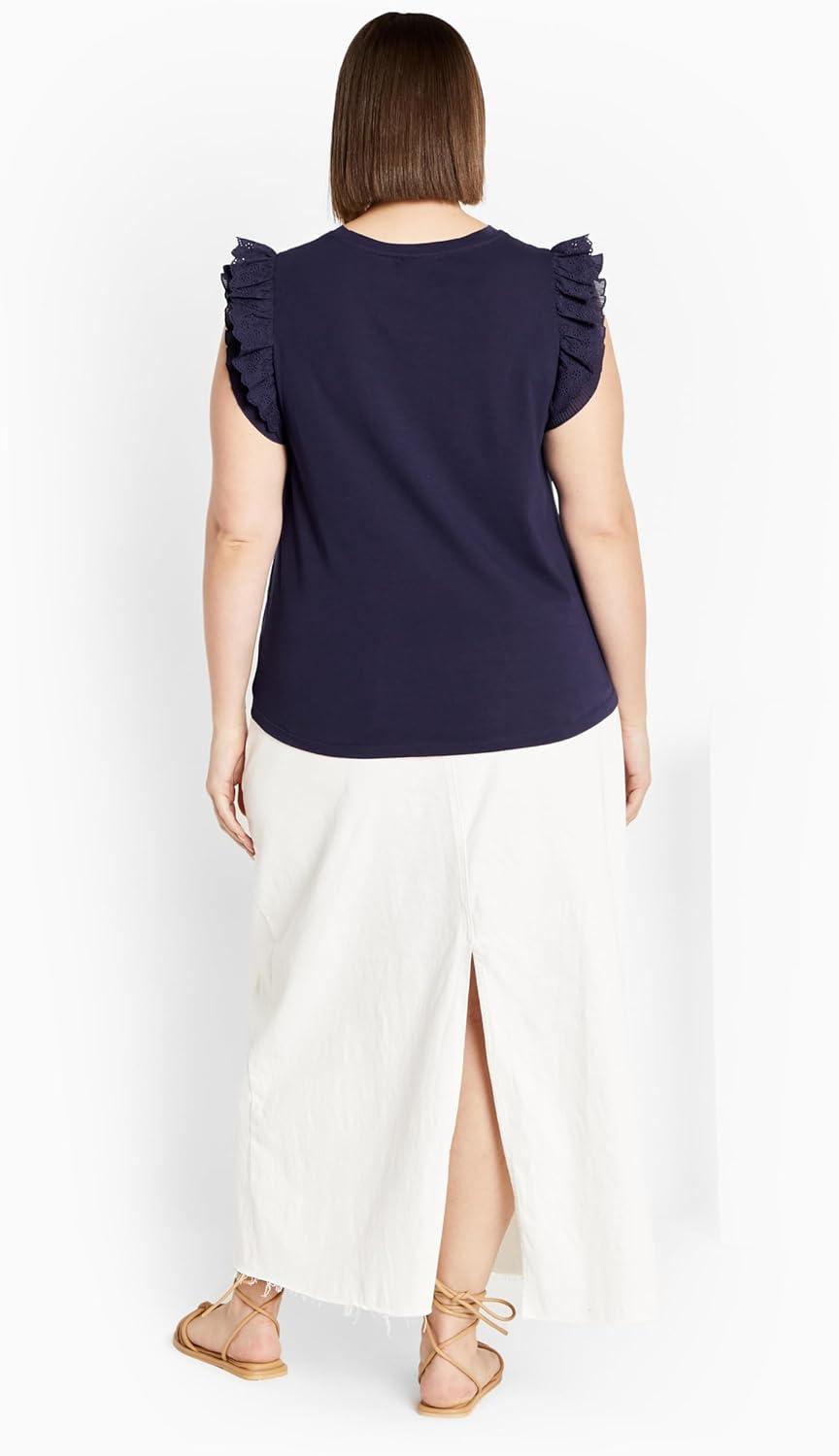 image:imageCity Chic Plus Size Top Darcy TopNavy