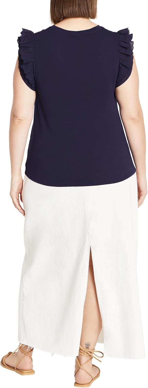 image:imageCity Chic Plus Size Top Darcy TopNavy