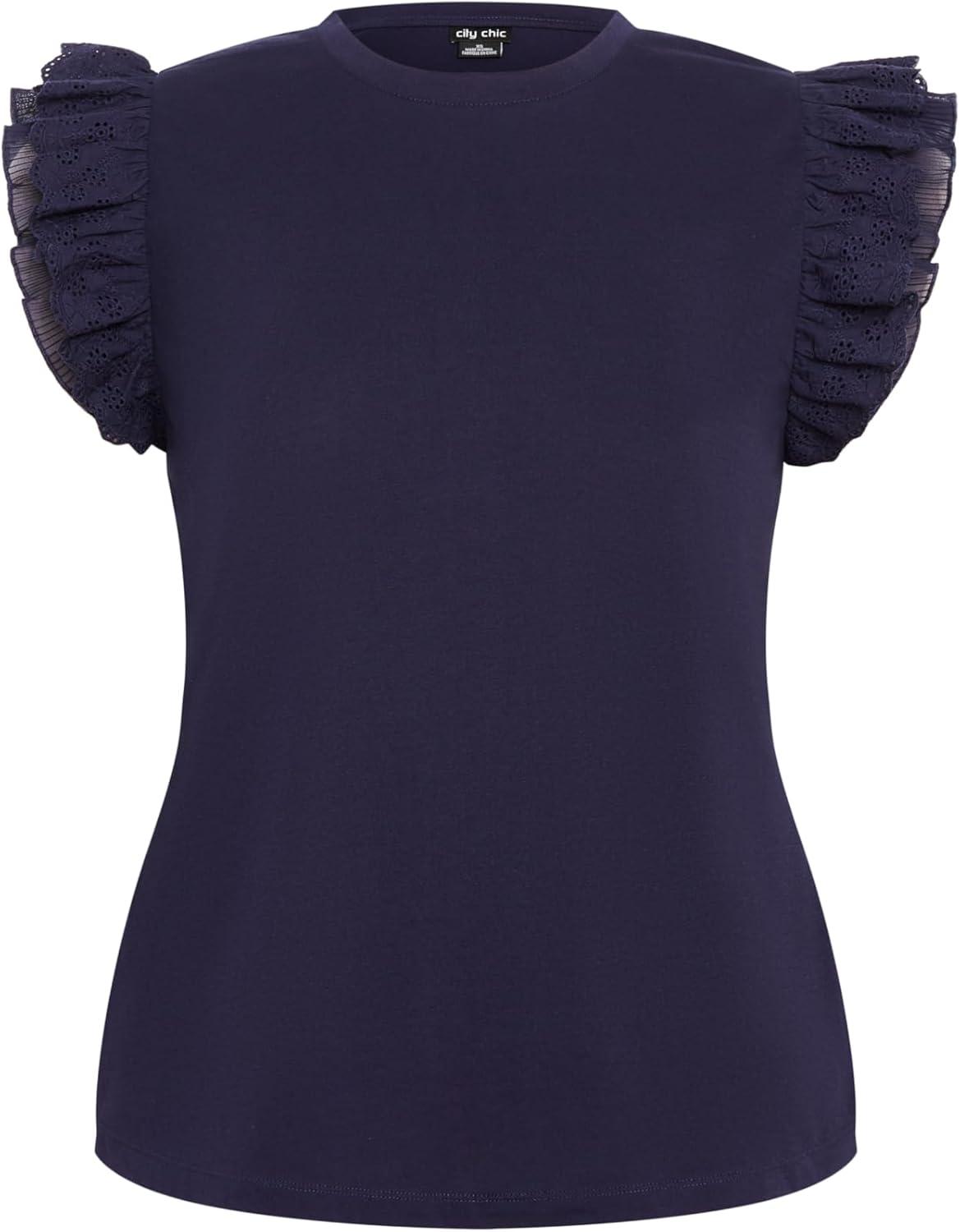 image:imageCity Chic Plus Size Top Darcy TopNavy