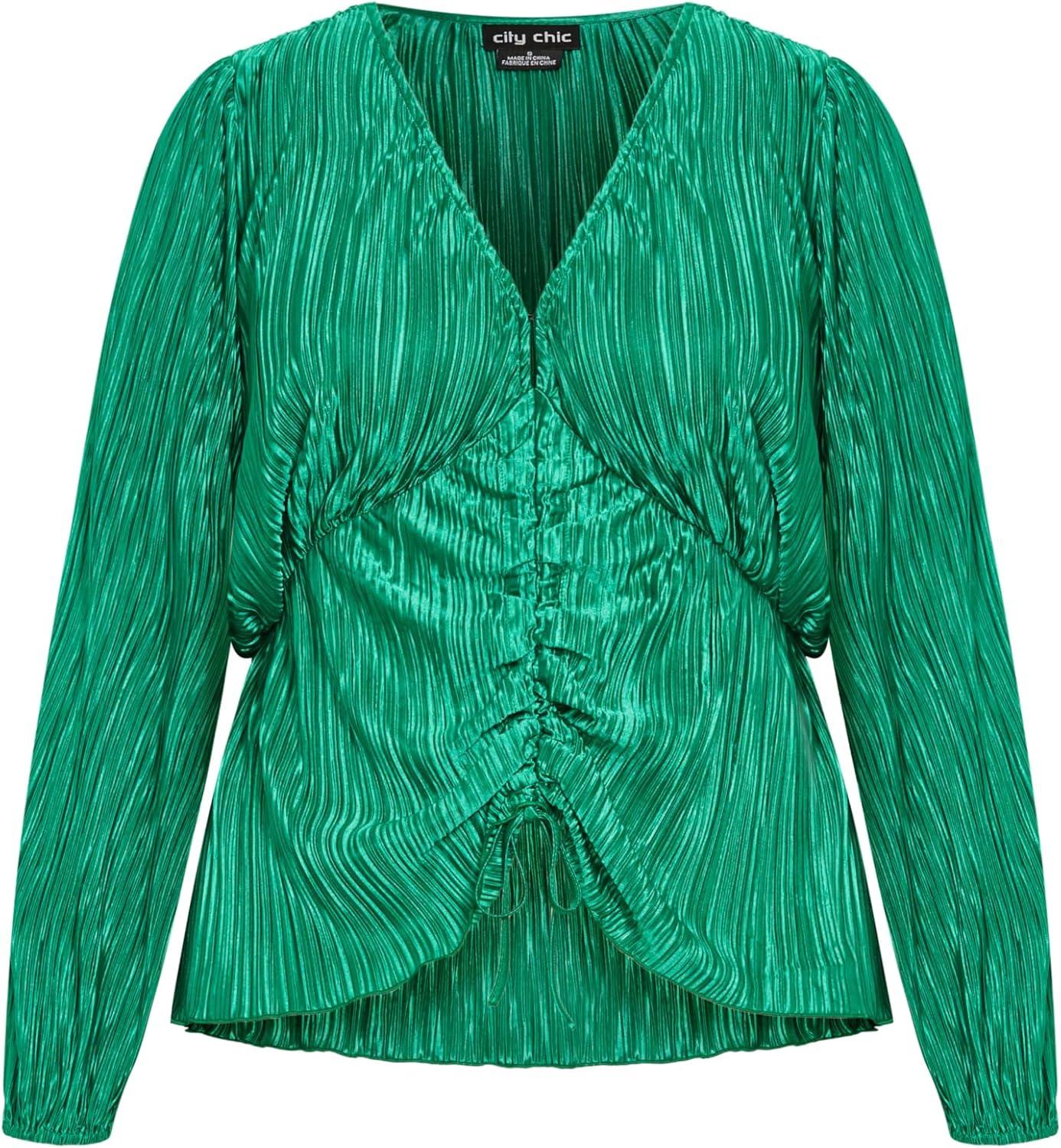 image:imageCity Chic Womens Hailee TopGreenstone