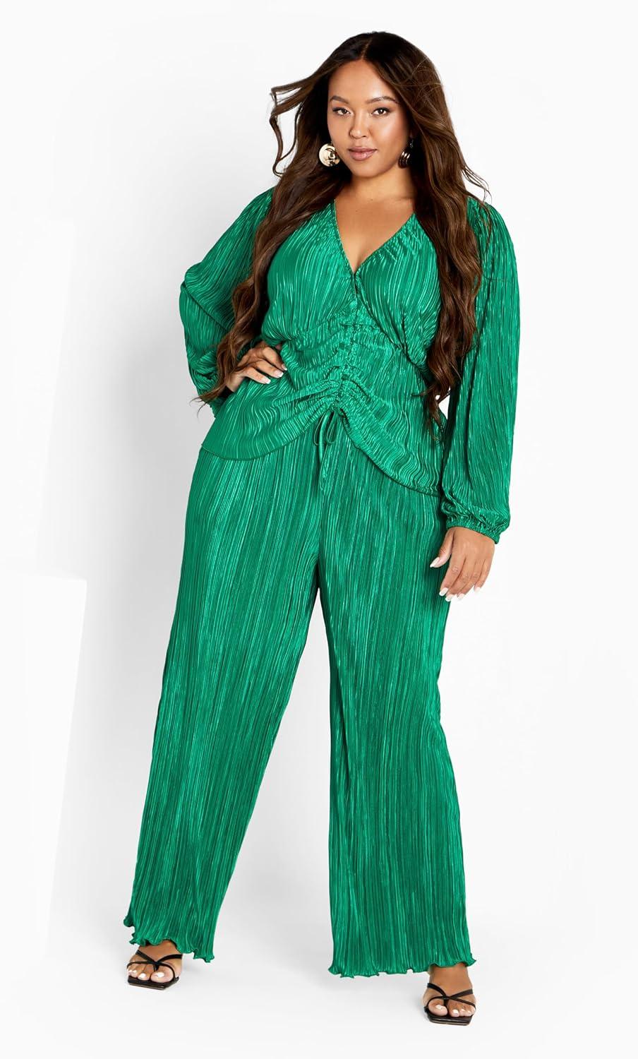 image:imageCity Chic Womens Hailee TopGreenstone