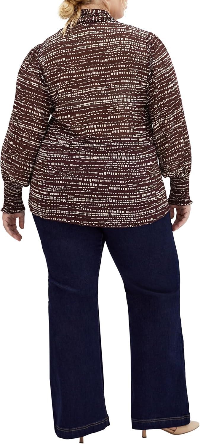 image:imageCity Chic Womens Plus Size Shirt Elm CourtColour Noise