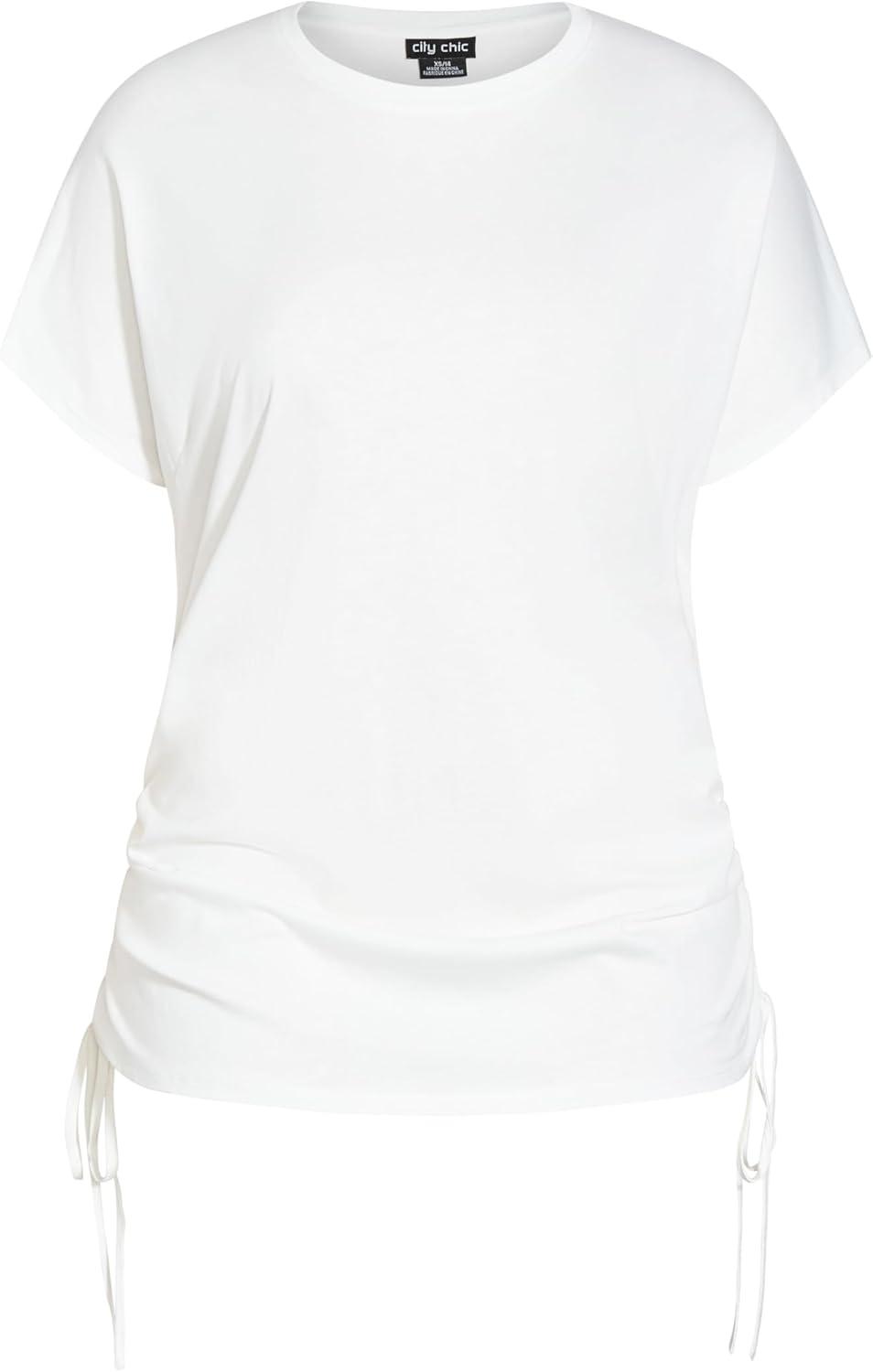 image:imageCity Chic Womens Plus Size Tee LunaIvory