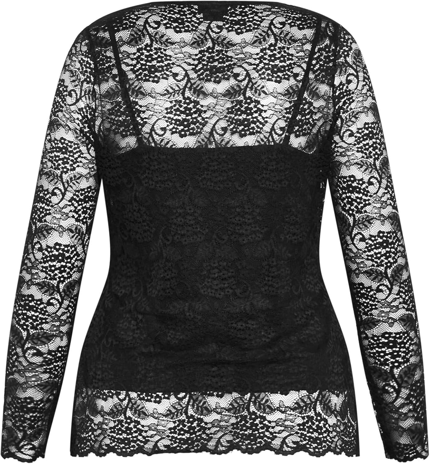 image:imageCity Chic Womens Plus Size Top Lace SelenaBlack