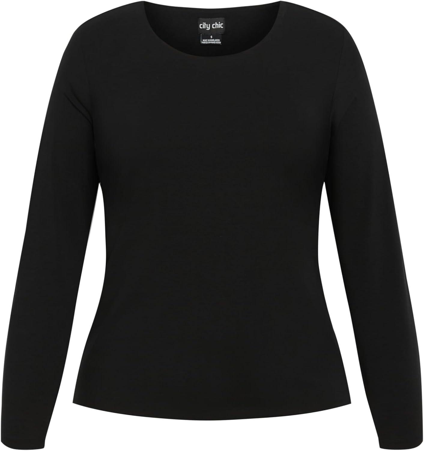 image:imageCity Chic Womens Plus Size Top NoaBlack