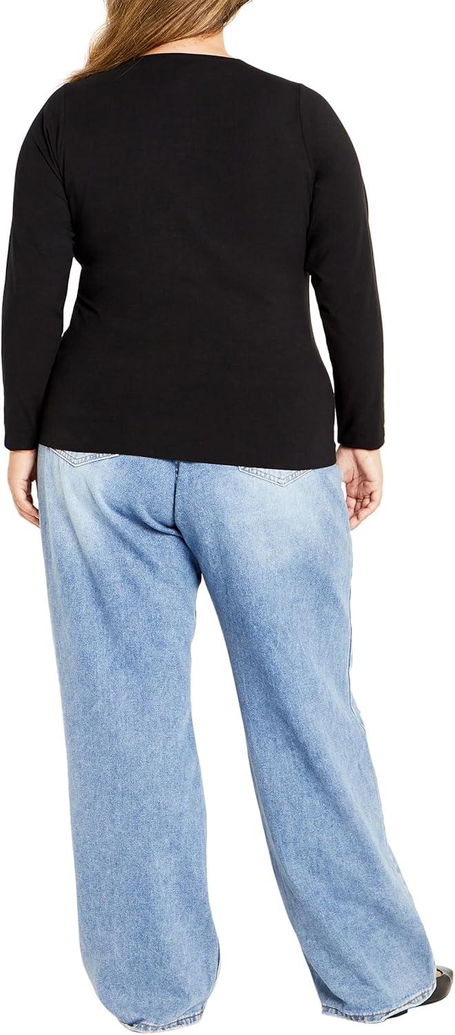 image:imageCity Chic Womens Plus Size Top NoaBlack