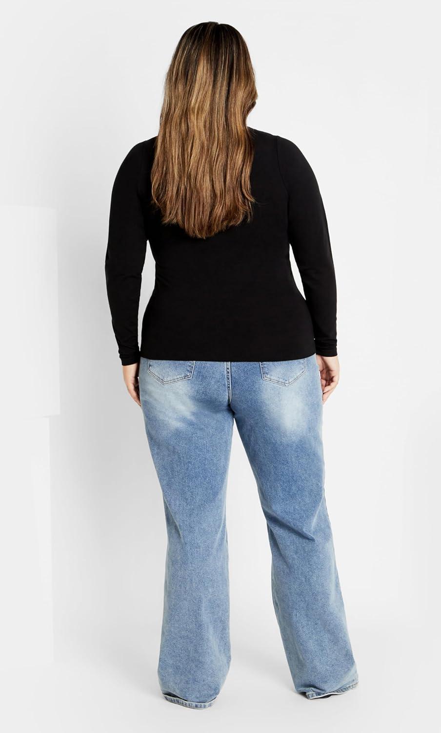 image:imageCity Chic Womens Plus Size Top NoaBlack