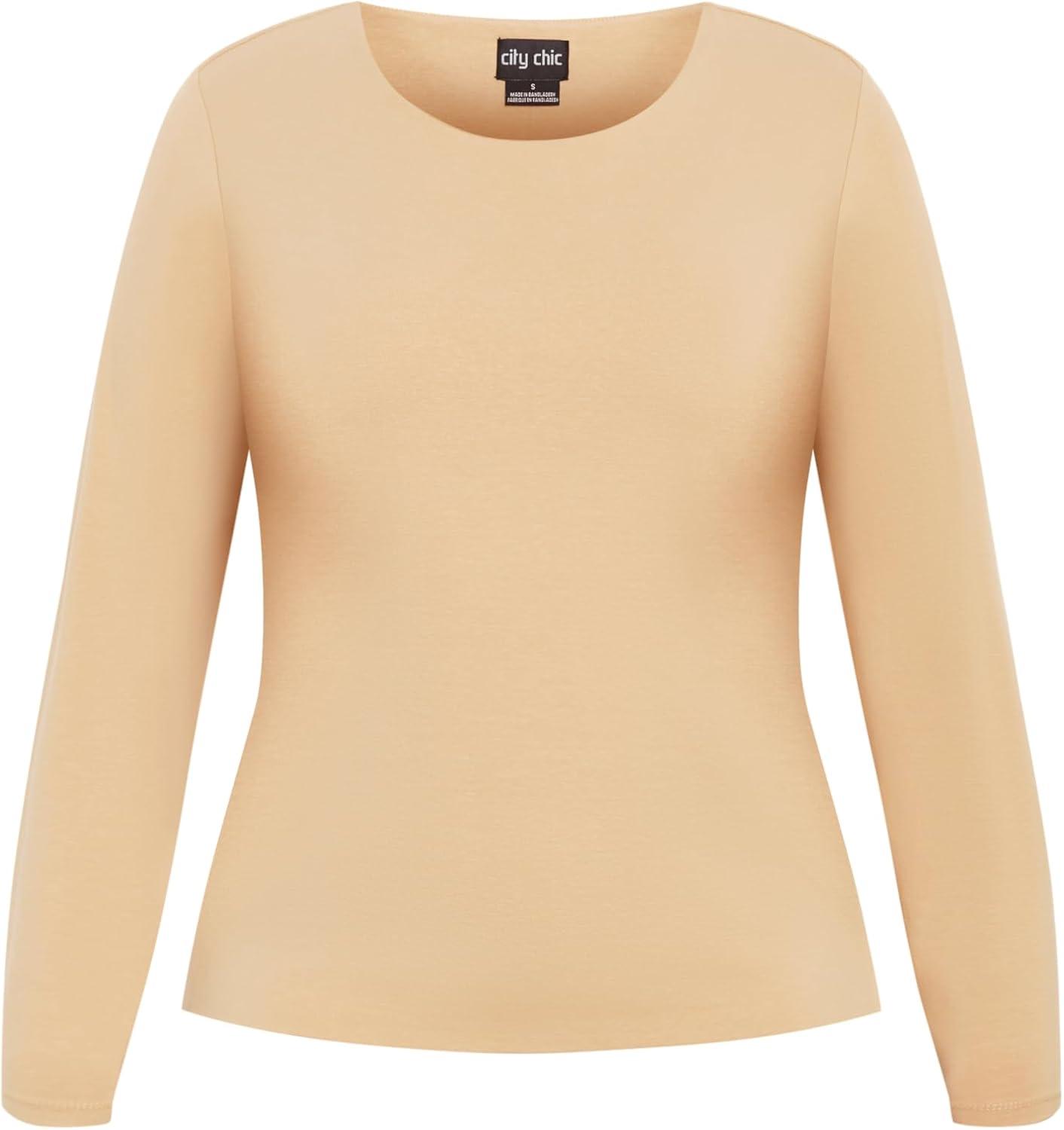 image:imageCity Chic Womens Plus Size Top NoaLatte