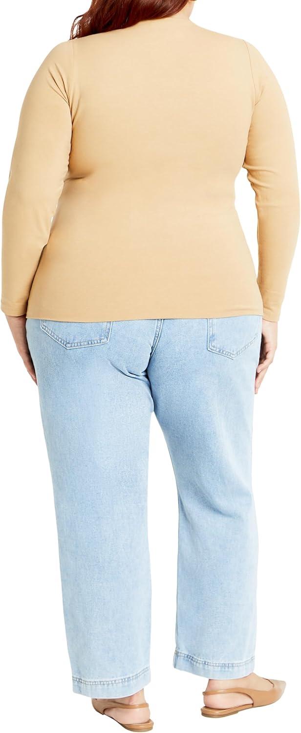 image:imageCity Chic Womens Plus Size Top NoaLatte