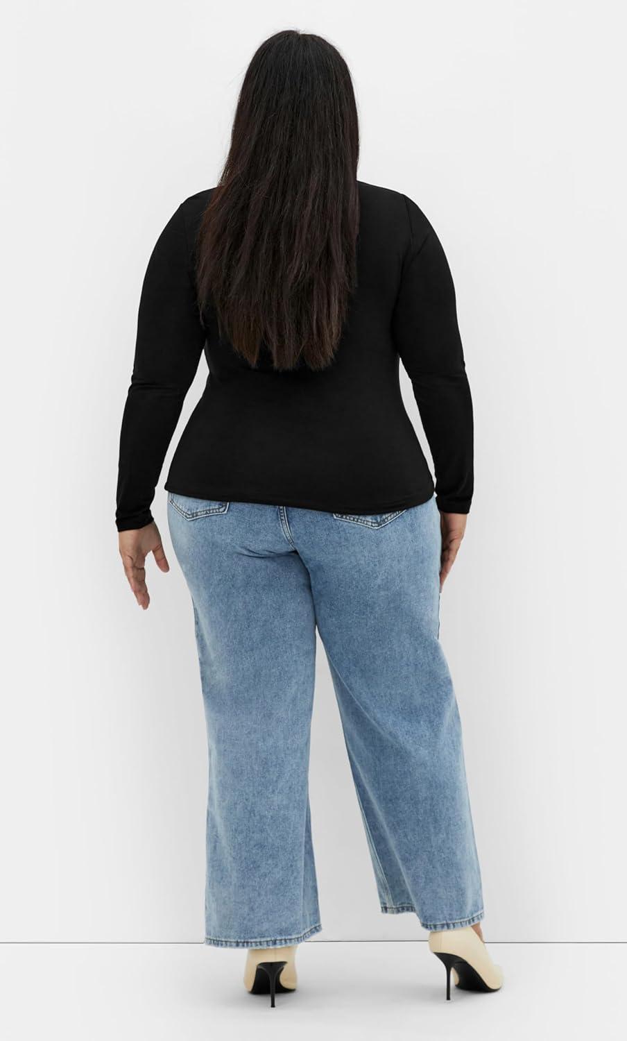 image:imageCity Chic Womens Plus Size Top Percy Street 16Black