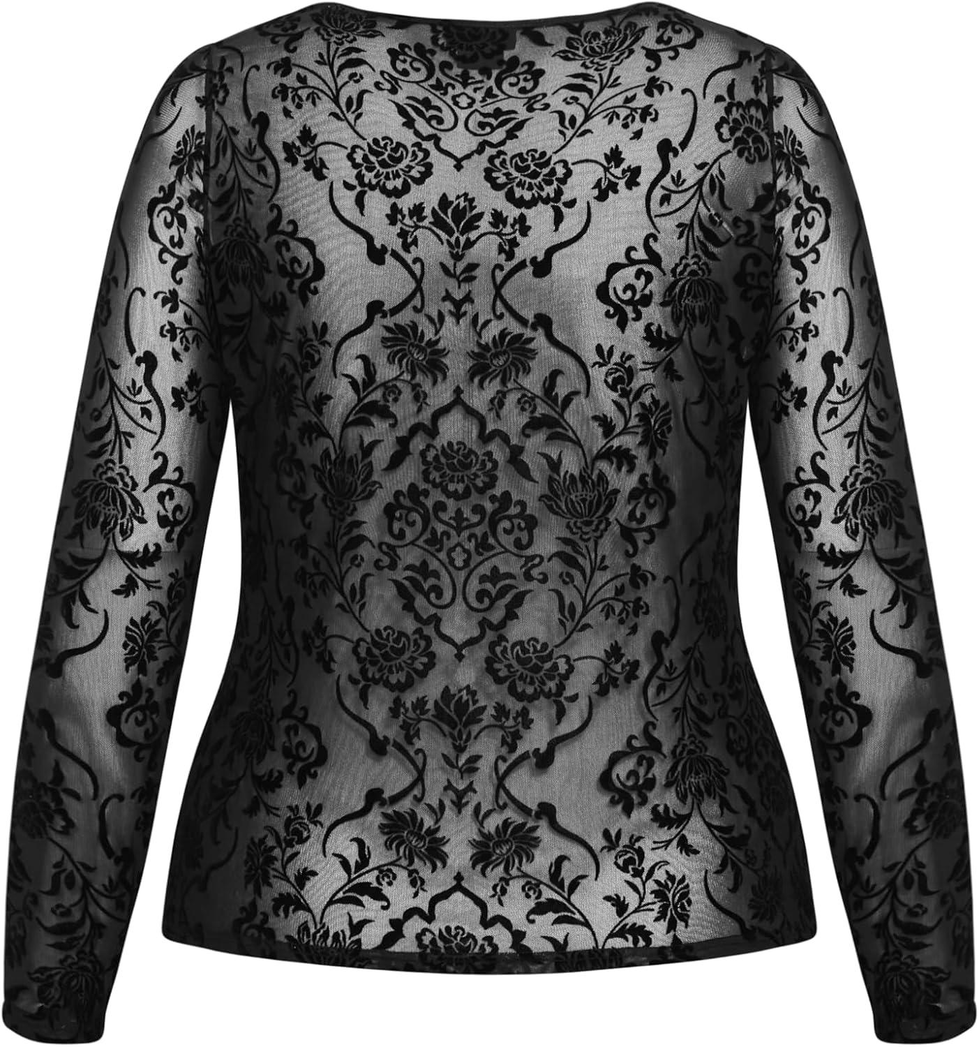 image:imageCity Chic Womens Plus Size Top Sienna MeshaBlack