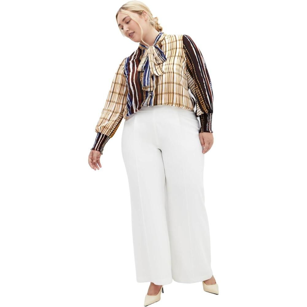 image:imageCity Chic Womens Plus Size Shirt Elm CourtFree Style Stripe