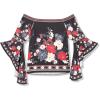 image:imageCity Chic Plus Size TOP Heidi Border in BLK CORA Border Size 18