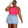 image:imageCity Chic Womens Plus Size Ruffled TopBright Pink