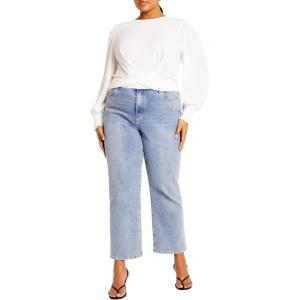 City Chic Women’s Plus Size Top Twist Amira(Ivory)