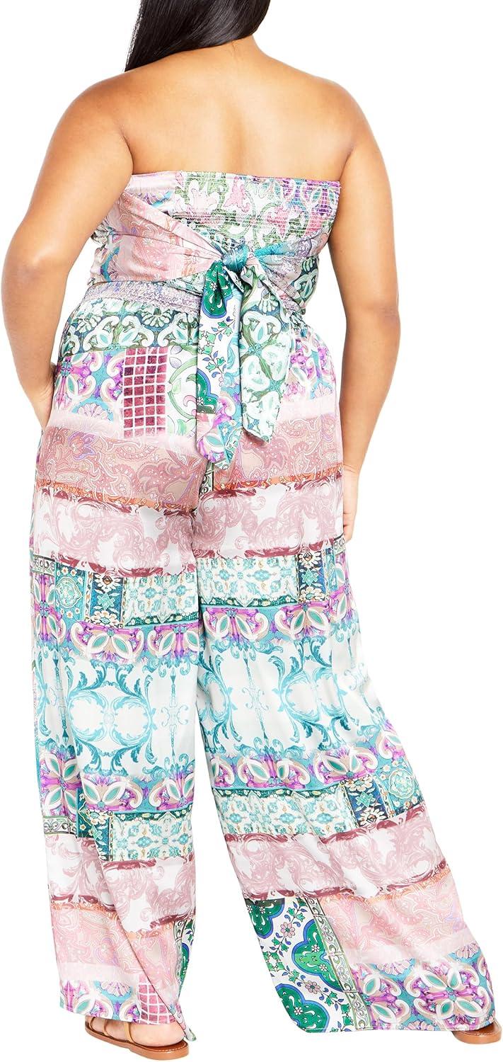 image:imageCITY CHIC Plus Size Pants Paisley Summer Pant