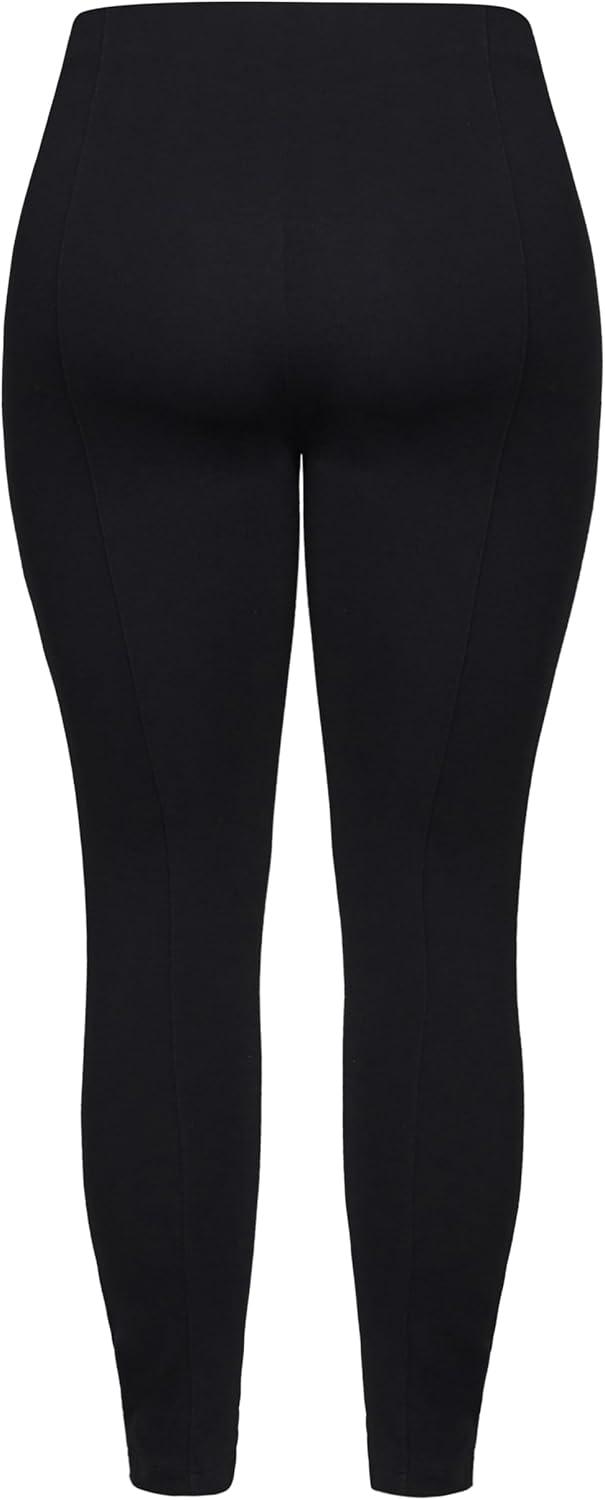 image:imageCity Chic Plus Size Pants Pleather Splice PantBlack