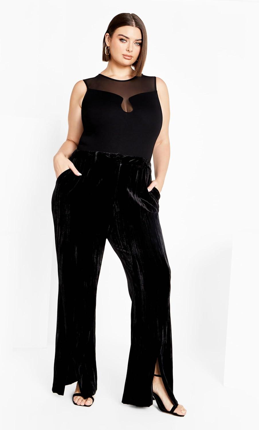 image:imageCity Chic Plus Size PantsBlack