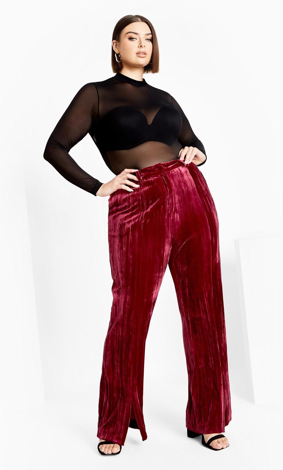 image:imageCity Chic Plus Size PantsCabernet