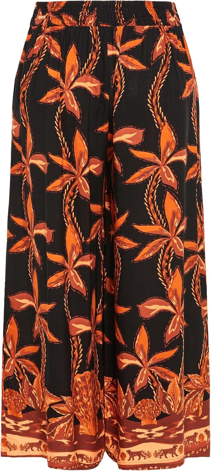 image:imageCity Chic Womens Apparel Womens Plus Size Treasure PantBlk Tahitian Brd
