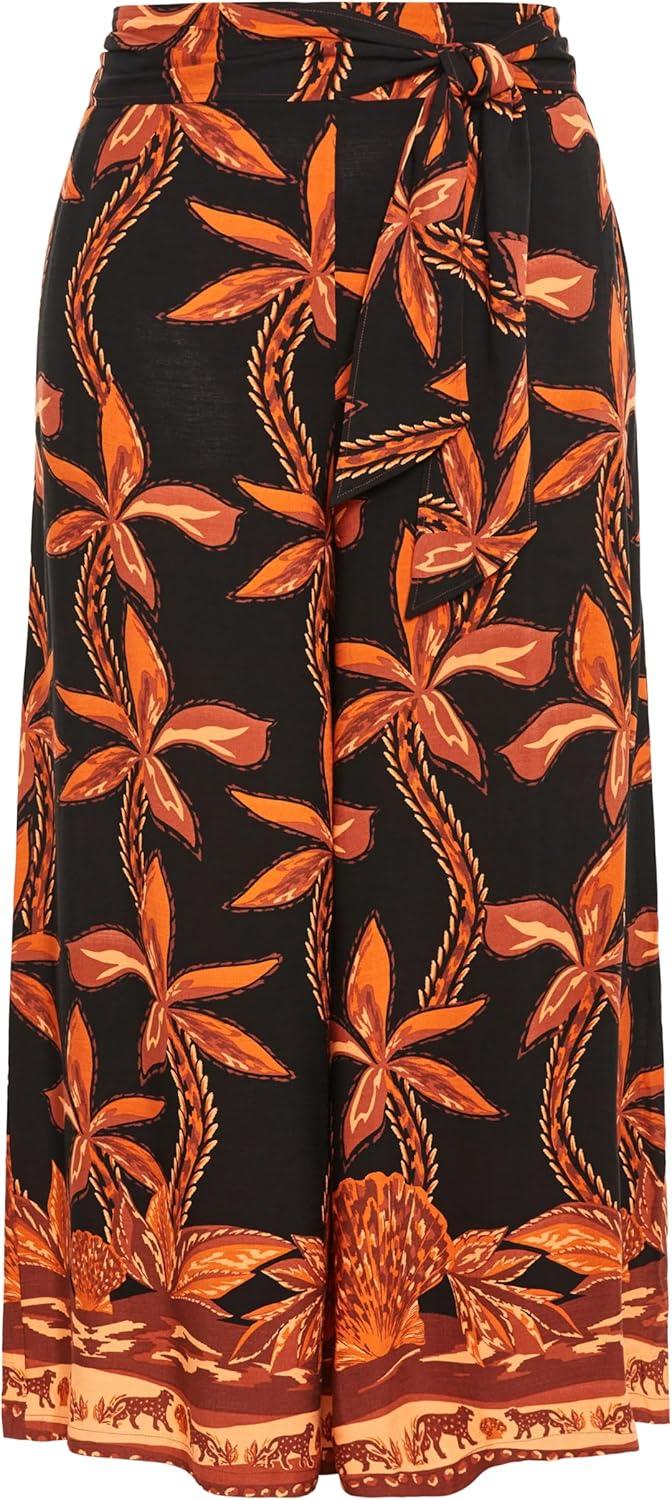 image:imageCity Chic Womens Apparel Womens Plus Size Treasure PantBlk Tahitian Brd