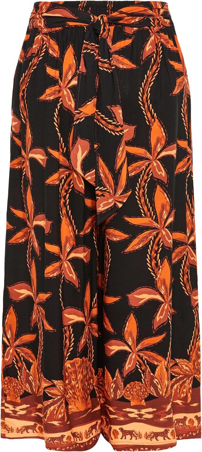 image:imageCity Chic Womens Apparel Womens Plus Size Treasure PantBlk Tahitian Brd