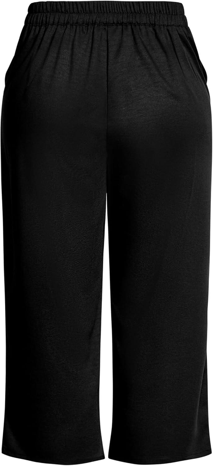 image:imageCity Chic Womens Citychic Plus Size Pant Button CropBlack