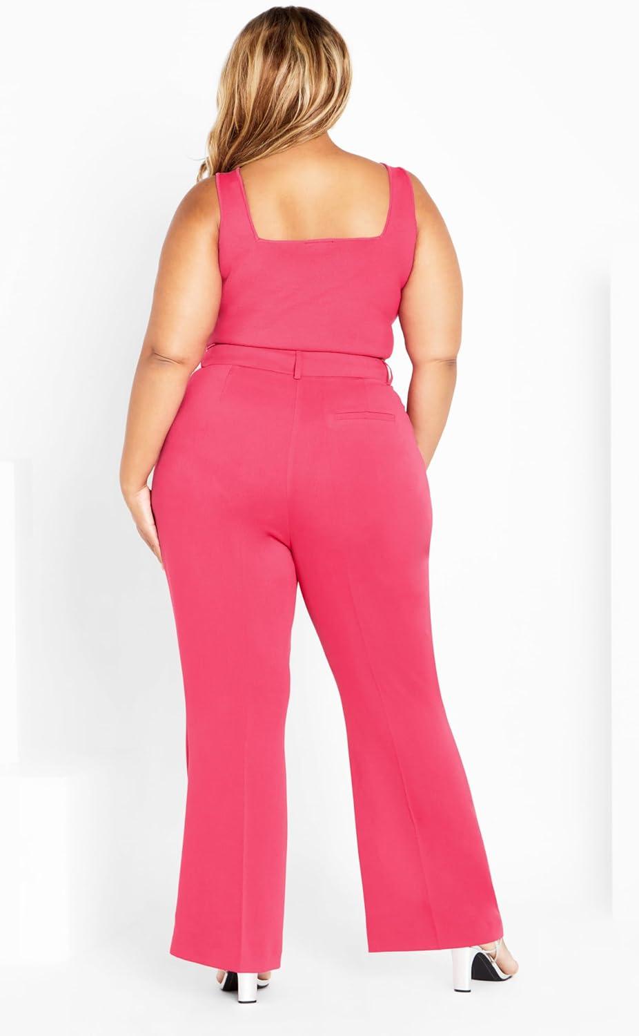 image:imageCity Chic Womens Lottie PantVibrant Pink