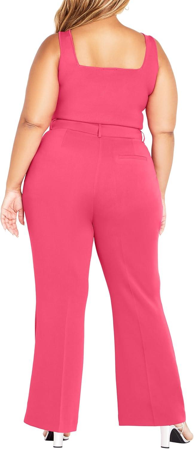 image:imageCity Chic Womens Lottie PantVibrant Pink