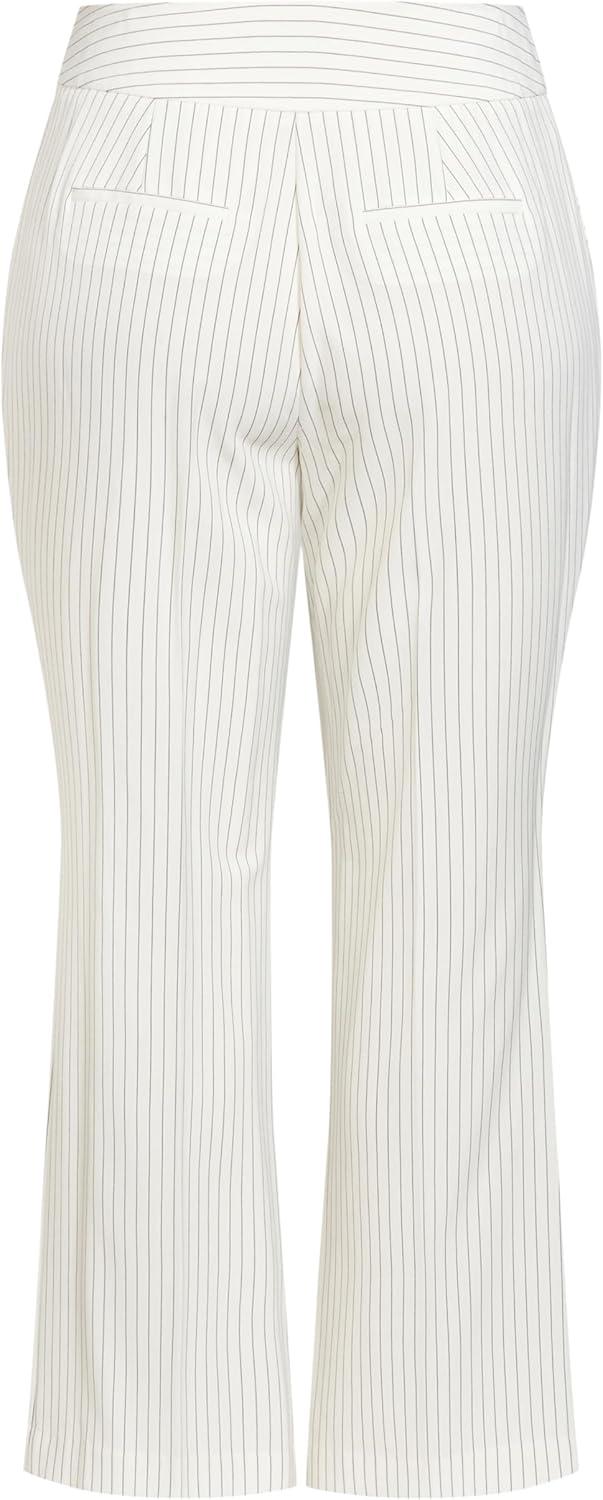 image:imageCity Chic Womens Pant PenelopeIvory Pinstripe