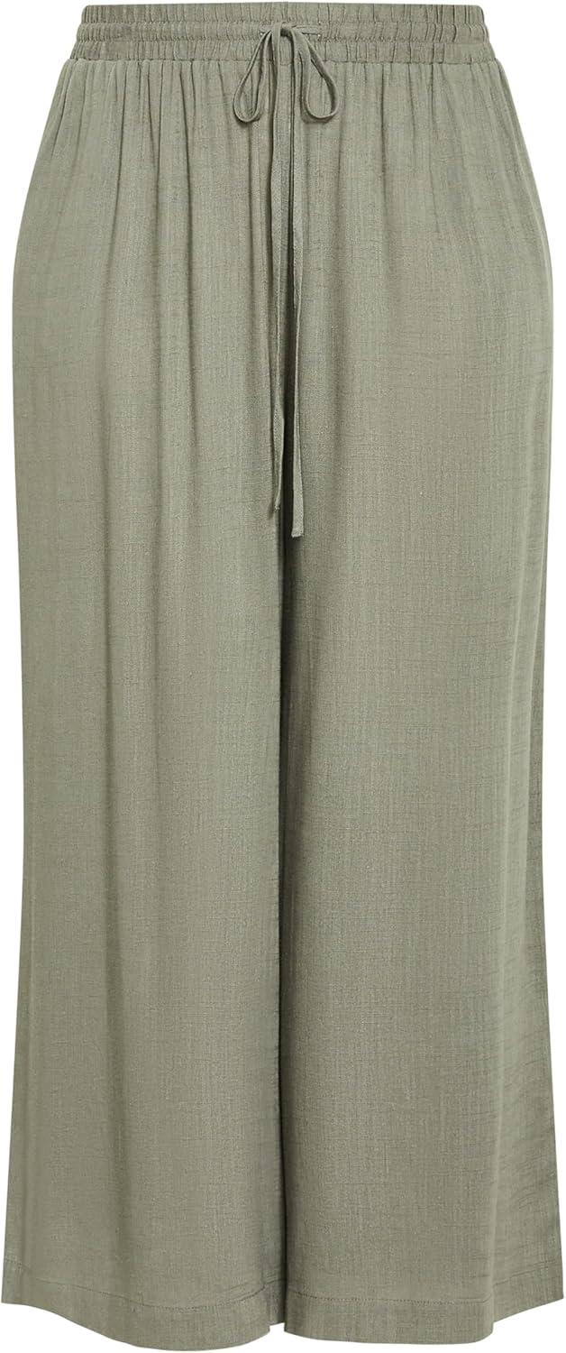 image:imageCity Chic Womens Plus Size Ashley Crop PantOlive