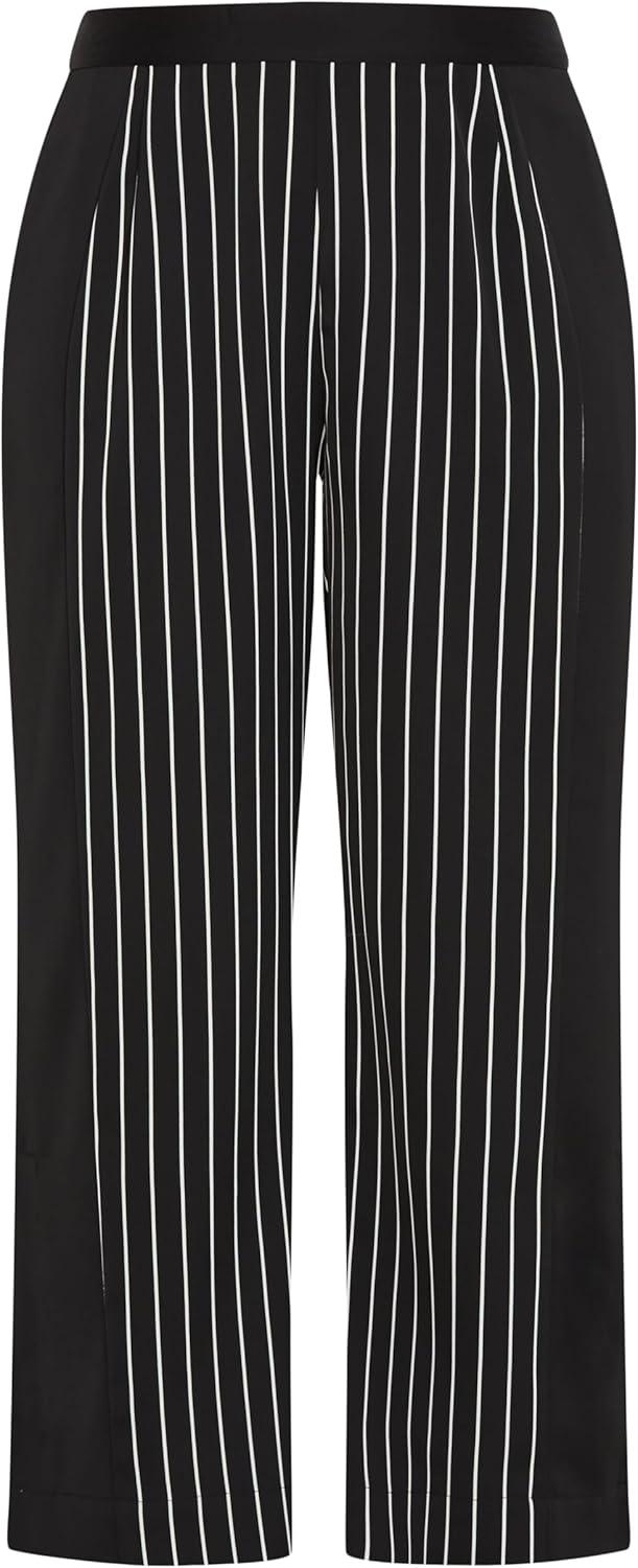 image:imageCity Chic Womens Plus Size Enya Border PantStripe Scarf