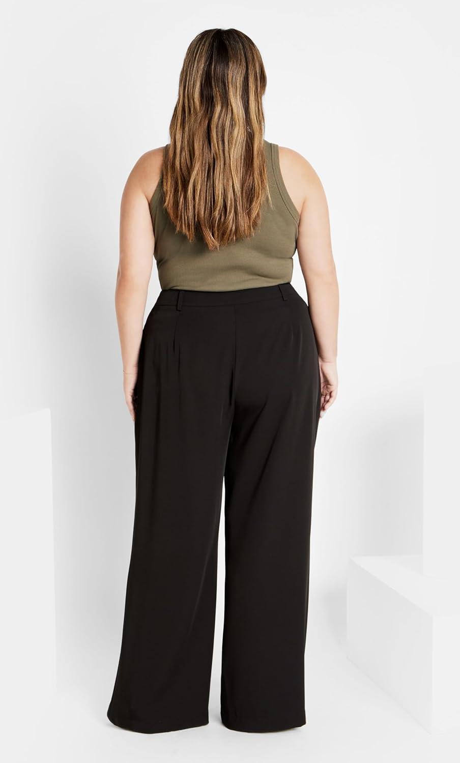 image:imageCity Chic Womens Plus Size Jordan PantBlack