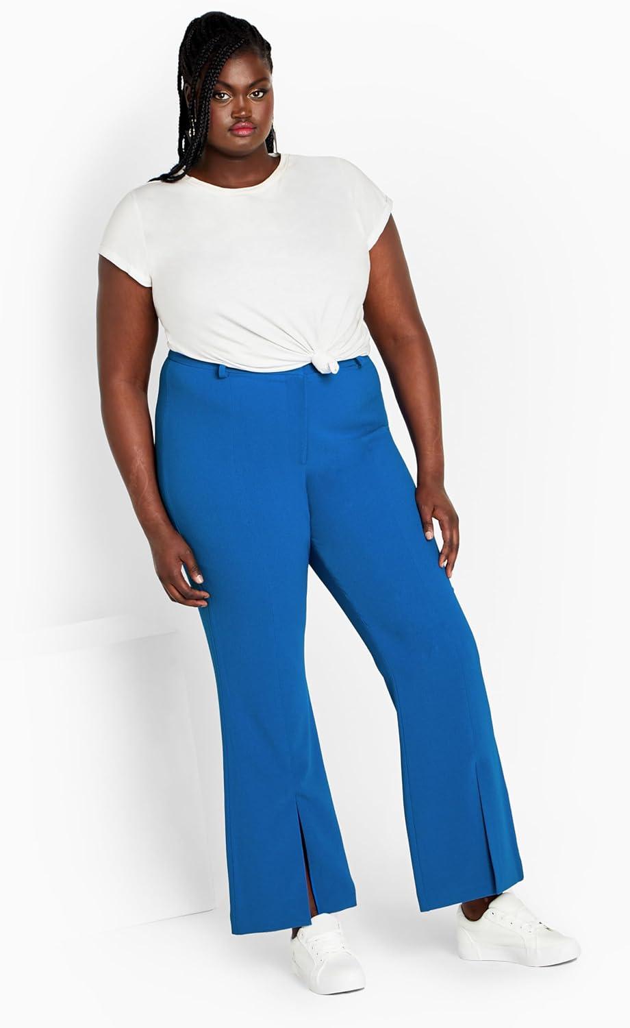 image:imageCity Chic Womens Plus Size Kiana PantSky Blue