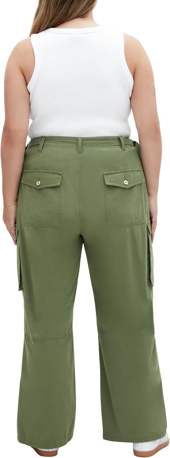 image:imageCity Chic Womens Plus Size Mia Cargo PantOlive