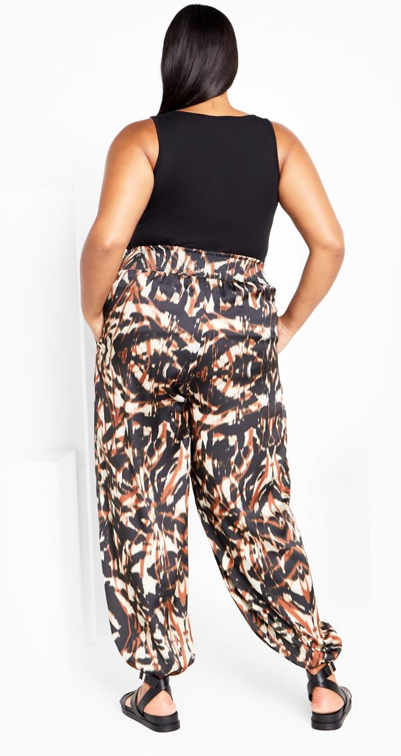 image:imageCity Chic Womens Plus Size Pant AdaCalypso Crush