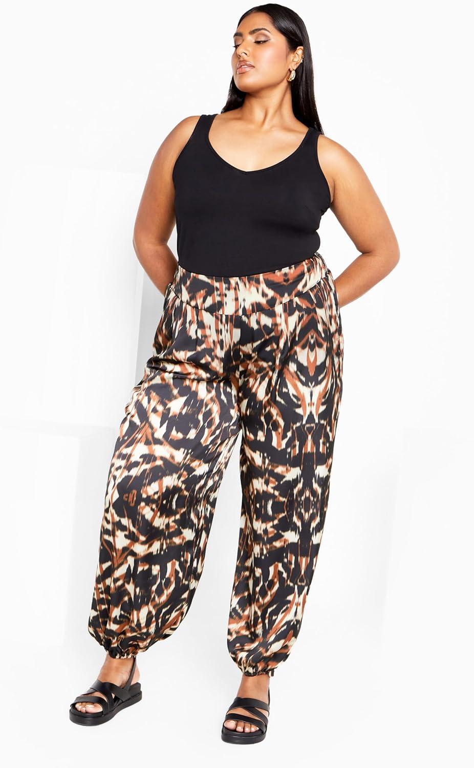 image:imageCity Chic Womens Plus Size Pant AdaCalypso Crush